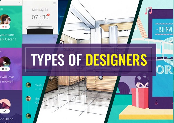 An Image SHowing The Text Of Types of Designers.